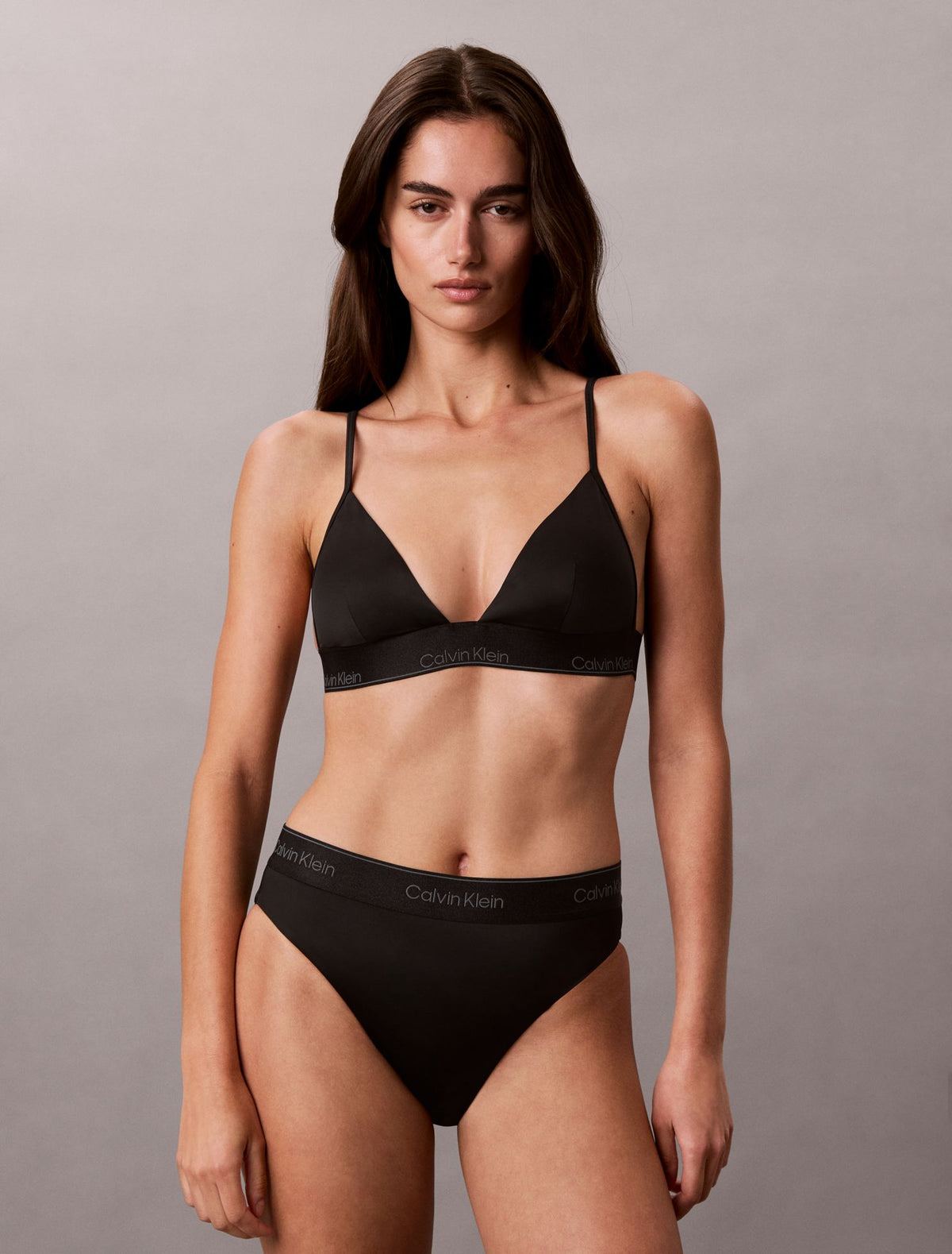 Calvin Klein Icon Shine Swim Triangle Bikini Top