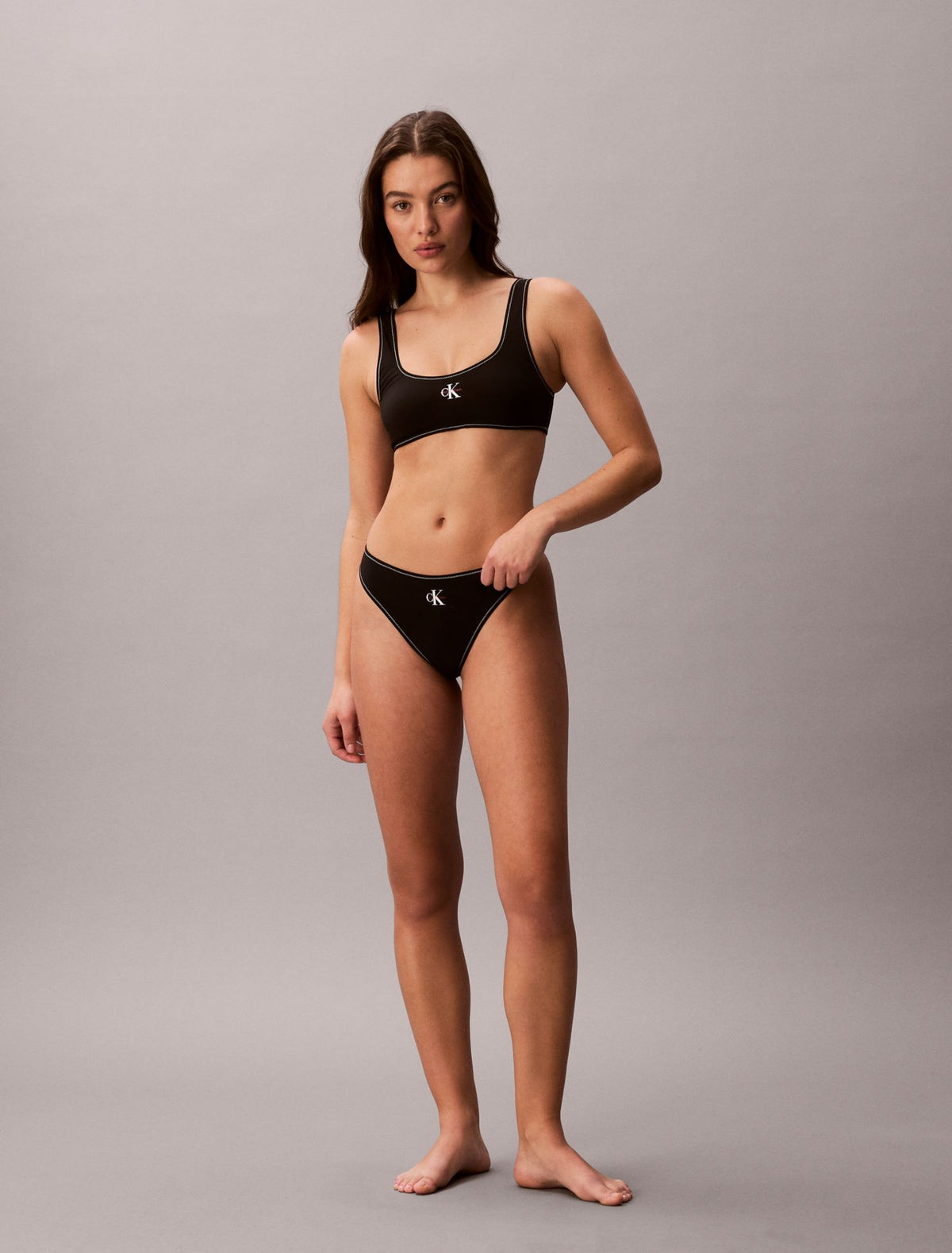 Calvin Klein Graphic Monogram Swim Bralette